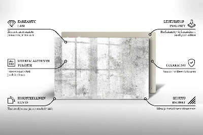 Grafkaars onderzetter rectangular Betonnen textuur