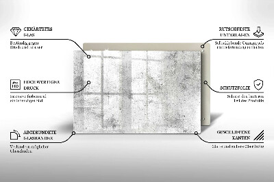 Grafkaars onderzetter rectangular Betonnen textuur