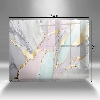 Grafkaars onderzetter rectangular Pastelmarmer