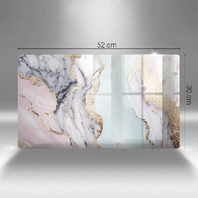 Grafkaars onderzetter rectangular Pastelmarmer