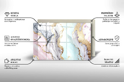 Grafkaars onderzetter rectangular Pastelmarmer