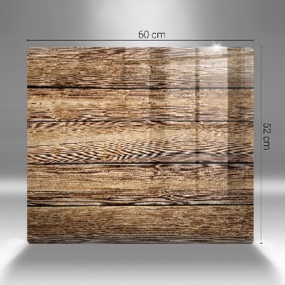 Grafkaars onderzetter rectangular Houtstructuur planken