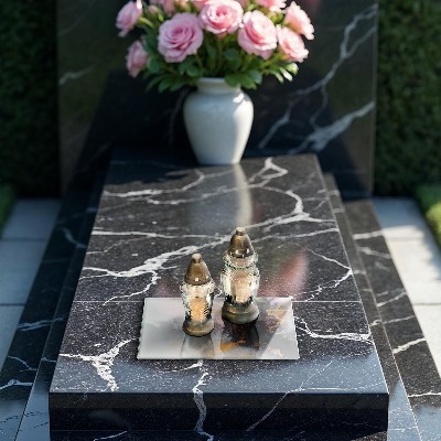 Grafkaars onderzetter rectangular Abstractie met goud