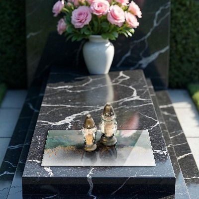 Grafkaars onderzetter rectangular Abstractie met goud