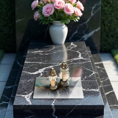 Grafkaars onderzetter rectangular Abstractie met goud