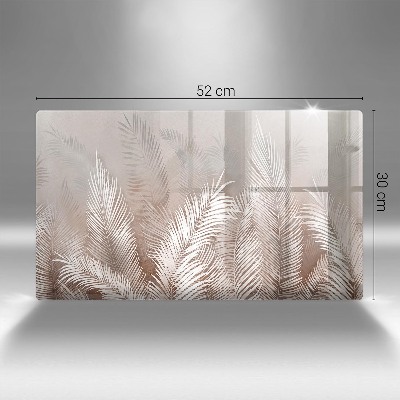 Grafkaars onderzetter rectangular Boho bladvegetatie