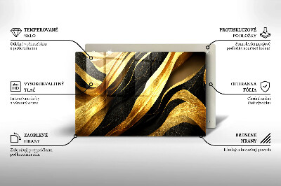 Grafkaars onderzetter rectangular Elegante abstractie