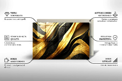 Grafkaars onderzetter rectangular Elegante abstractie