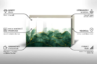 Grafkaars onderzetter rectangular Abstracte natuur