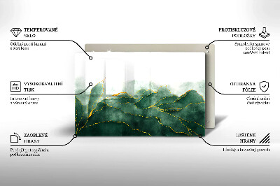 Grafkaars onderzetter rectangular Abstracte natuur