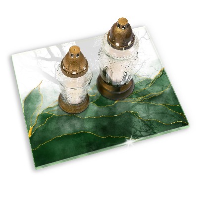 Grafkaars onderzetter rectangular Abstracte natuur