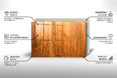 Grafkaars onderzetter rectangular Houten planken