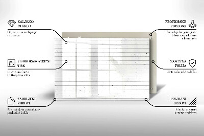 Grafkaars onderzetter rectangular Moderne lichtborden