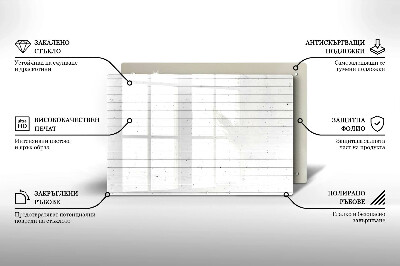 Grafkaars onderzetter rectangular Moderne lichtborden