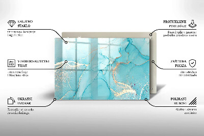 Grafkaars onderzetter rectangular Abstracte steen