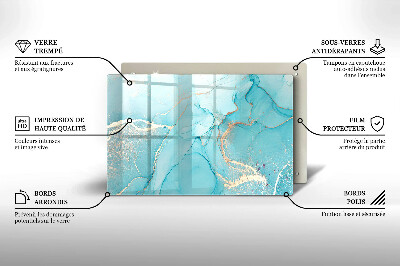 Grafkaars onderzetter rectangular Abstracte steen
