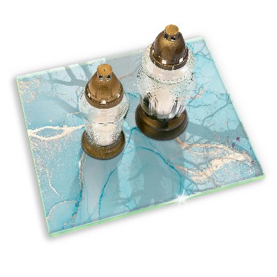 Grafkaars onderzetter rectangular Abstracte steen