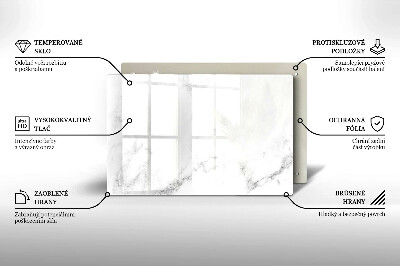 Grafkaars onderzetter rectangular Modern marmer