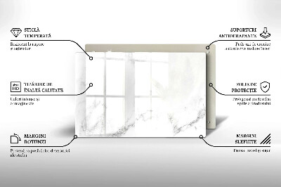 Grafkaars onderzetter rectangular Modern marmer