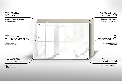 Grafkaars onderzetter rectangular Modern marmer