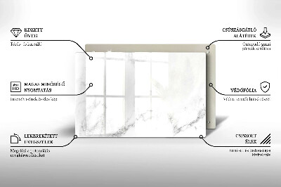 Grafkaars onderzetter rectangular Modern marmer