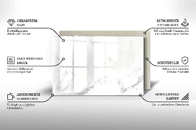 Grafkaars onderzetter rectangular Modern marmer