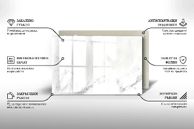 Grafkaars onderzetter rectangular Modern marmer