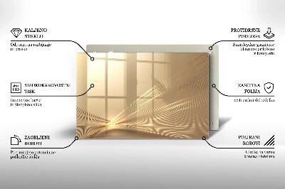 Grafkaars onderzetter rectangular Moderne abstractie