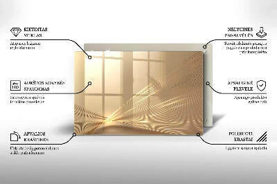 Grafkaars onderzetter rectangular Moderne abstractie