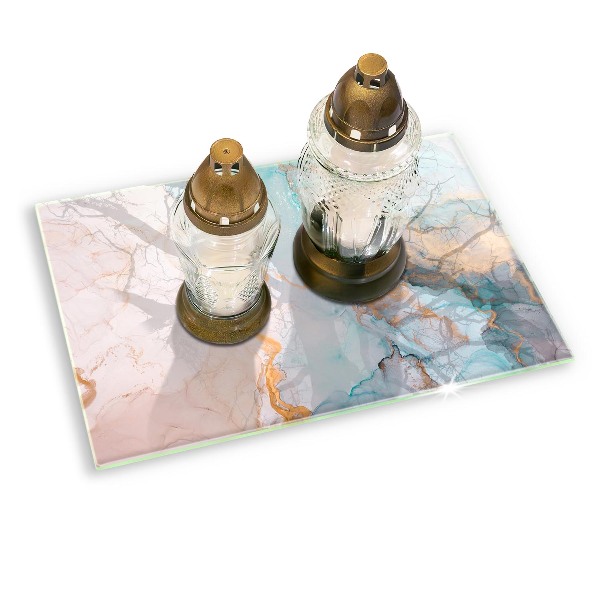 Grafkaars onderzetter rectangular Abstract marmer