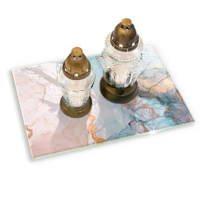 Grafkaars onderzetter rectangular Abstract marmer