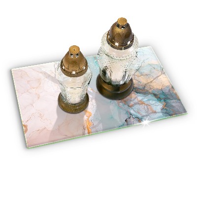 Grafkaars onderzetter rectangular Abstract marmer