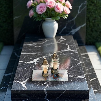 Grafkaars onderzetter rectangular Abstract marmer