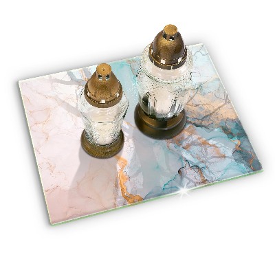 Grafkaars onderzetter rectangular Abstract marmer