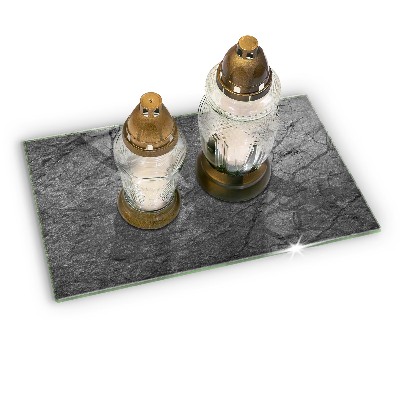 Grafkaars onderzetter rectangular Steentextuur