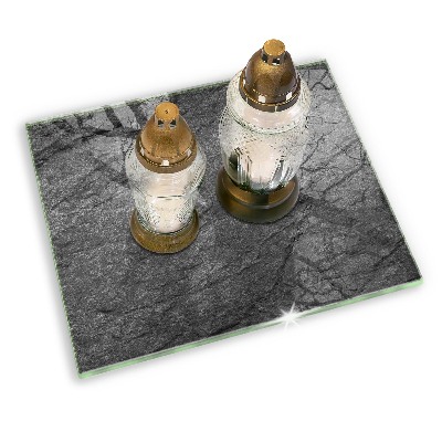 Grafkaars onderzetter rectangular Steentextuur