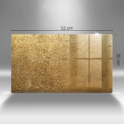 Grafkaars onderzetter rectangular Gouden textuurachtergrond