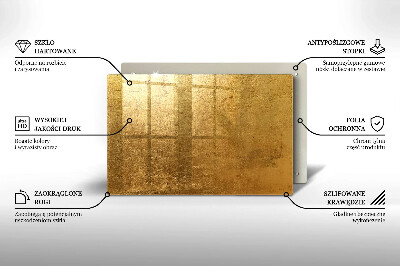 Grafkaars onderzetter rectangular Gouden textuurachtergrond