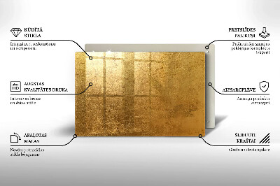 Grafkaars onderzetter rectangular Gouden textuurachtergrond