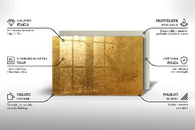 Grafkaars onderzetter rectangular Gouden textuurachtergrond