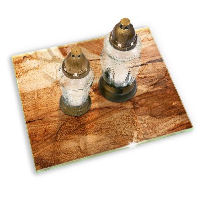 Grafkaars onderzetter rectangular Houten plank textuur