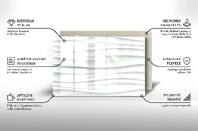 Grafkaars onderzetter rectangular Moderne structuur