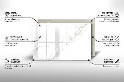 Grafkaars onderzetter rectangular Marmeren steen achtergrond
