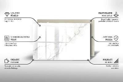 Grafkaars onderzetter rectangular Marmeren steen achtergrond