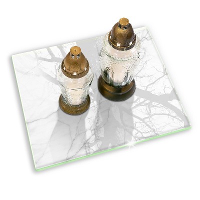 Grafkaars onderzetter rectangular Marmeren steen achtergrond