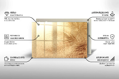 Grafkaars onderzetter rectangular Zand