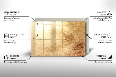 Grafkaars onderzetter rectangular Zand