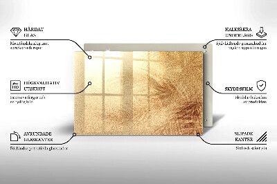 Grafkaars onderzetter rectangular Zand