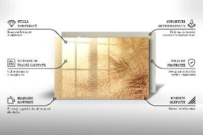 Grafkaars onderzetter rectangular Zand