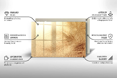 Grafkaars onderzetter rectangular Zand